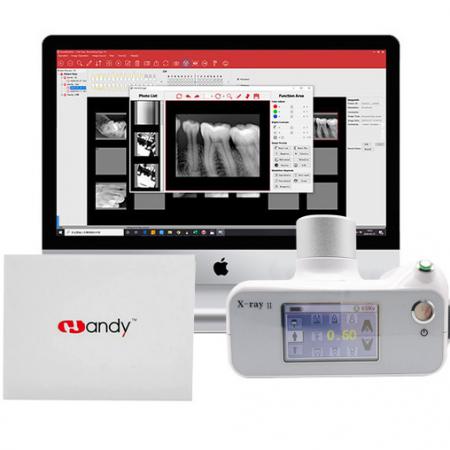 Dentale Radiografia Endorale Portatile II  + Handy HDR 500B/600A Dentale Sensori Endorali