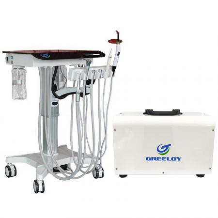GREELOY® GU-P302S Portastrumenti per unità odontoiatriche + GU-P300 compressore d'aria