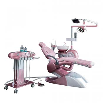 Riunito odontoiatrico rosa per bambini / Unità odontoiatrico di trattamento pediatrico Safety® M10+