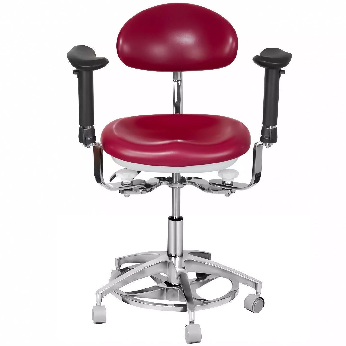 Sgabello per microscopio dentale TYTC JKS 037, Sedia dentisti con braccioli