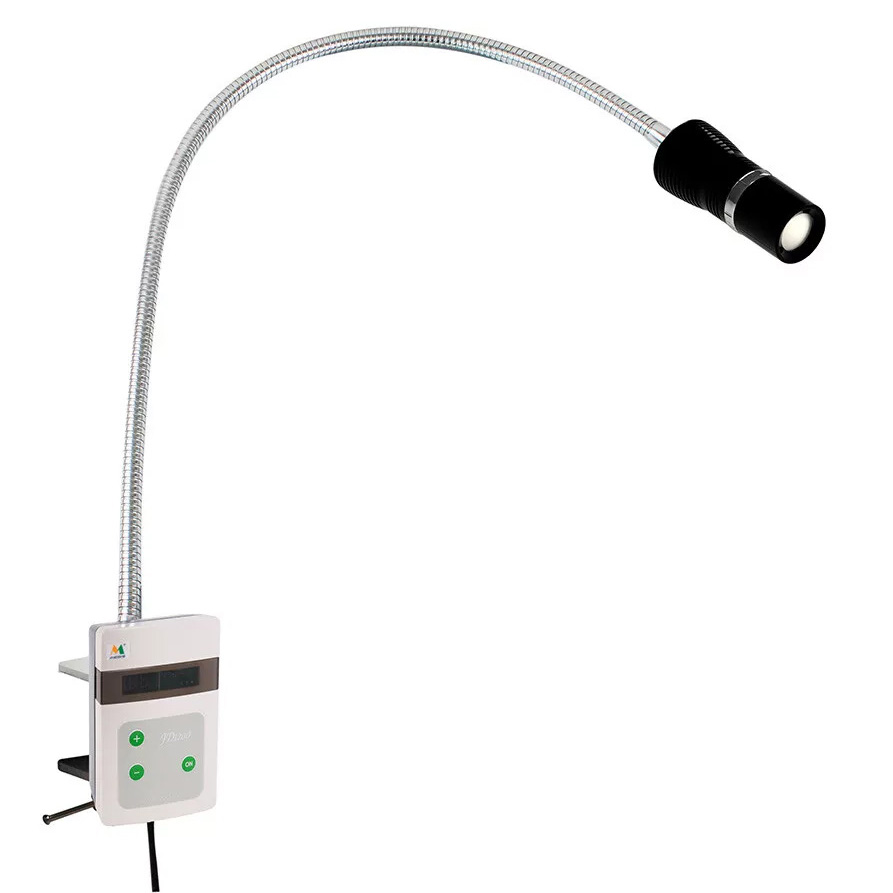 Lampada per visita medica dentale a LED Micare JD1600J da 15 W con clip (fissata sulla scrivania)