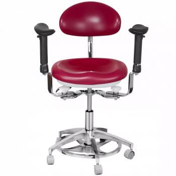 Sgabello per microscopio dentale TYTC JKS 037, Sedia dentisti con braccioli