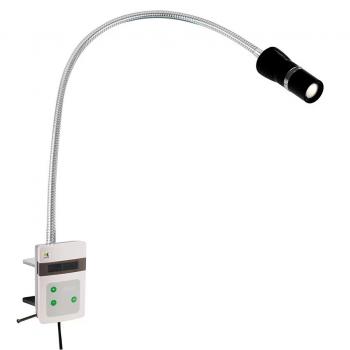 Lampada per visita medica dentale a LED Micare JD1600J da 15 W con clip (fissata sulla scrivania)