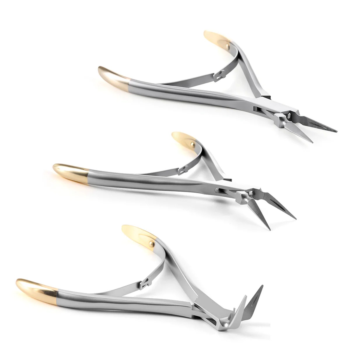 Pinzette per radici residue dentali estrazione denti Dritte/Curve 45°/90°