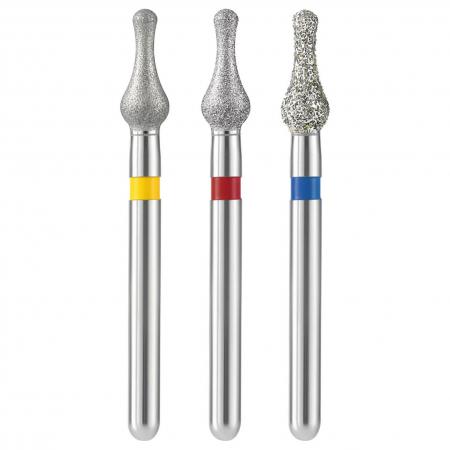Fresa diamantata dentale da 5 pezzi/scatola (grana fine/extra fine/media)