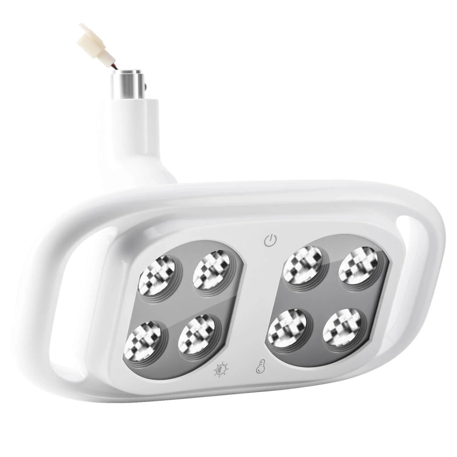 Lampada per poltrona odontoiatrica con induttiva infrarossi, 8 LED, 10 W, regolabile a due colori