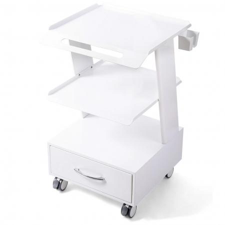 Carrello chirurgico i mobile odontoiatrico Dentech K2 con mobiletto portaoggetti