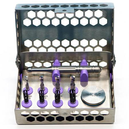 Kit per la raccolta e la macinazione delle ossa dentali, produttore di frammenti ossei con tappo