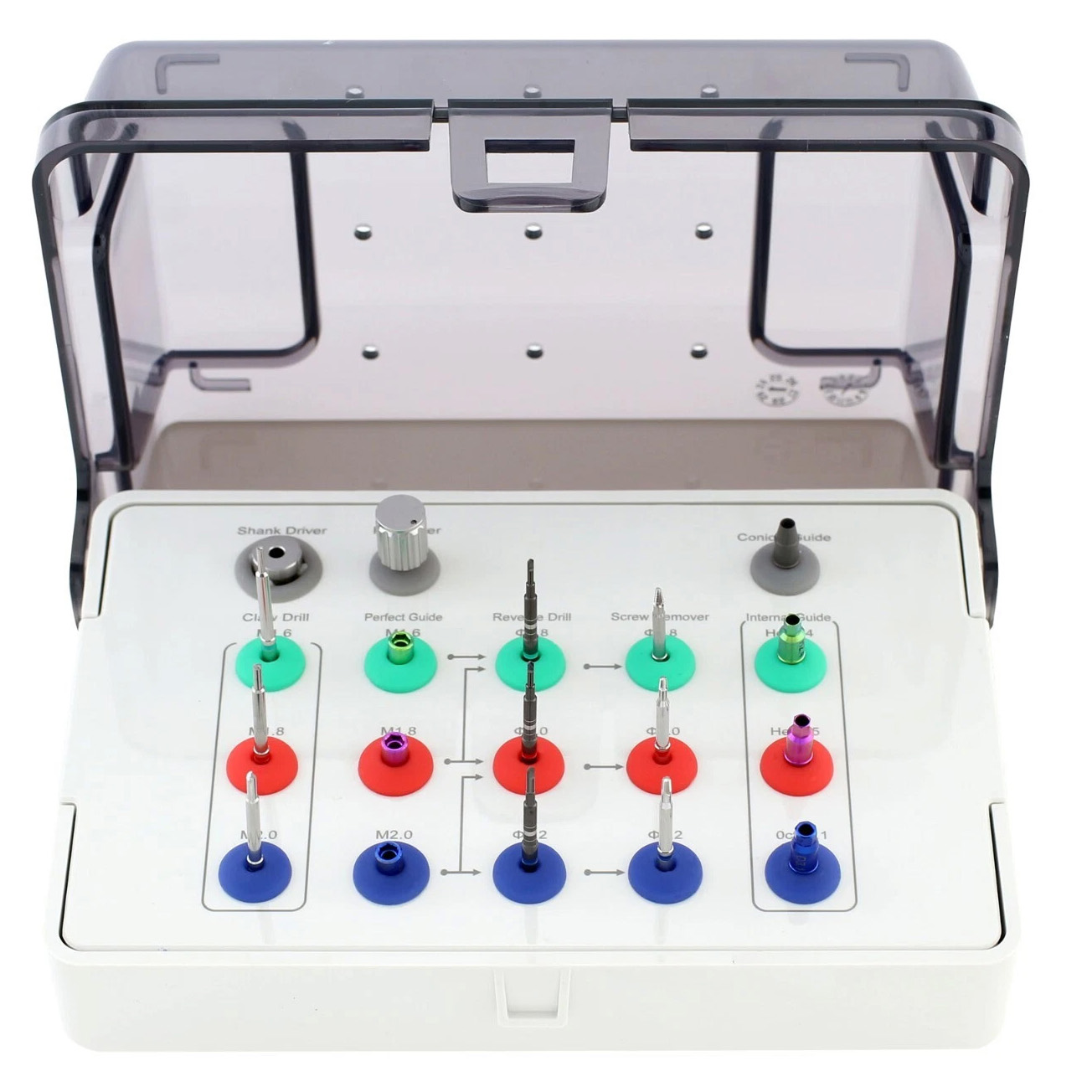 Kit universale rimozione viti impianti compatibile con strumento di riparazione Neobiotech SR