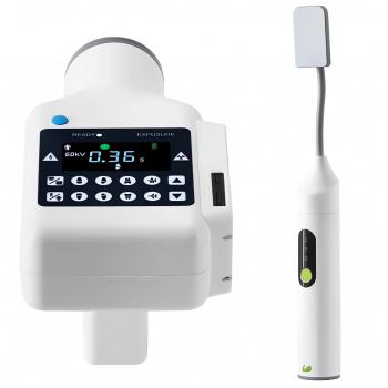Radiografico endorale mobilen (schermo incorporato) + Sensore rvg dentale iRay Pluto 0002XW