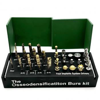 29 Pieces/Set Dental Osseodensificatiton Busrs Kit and Ridge Expansion Tools Kit