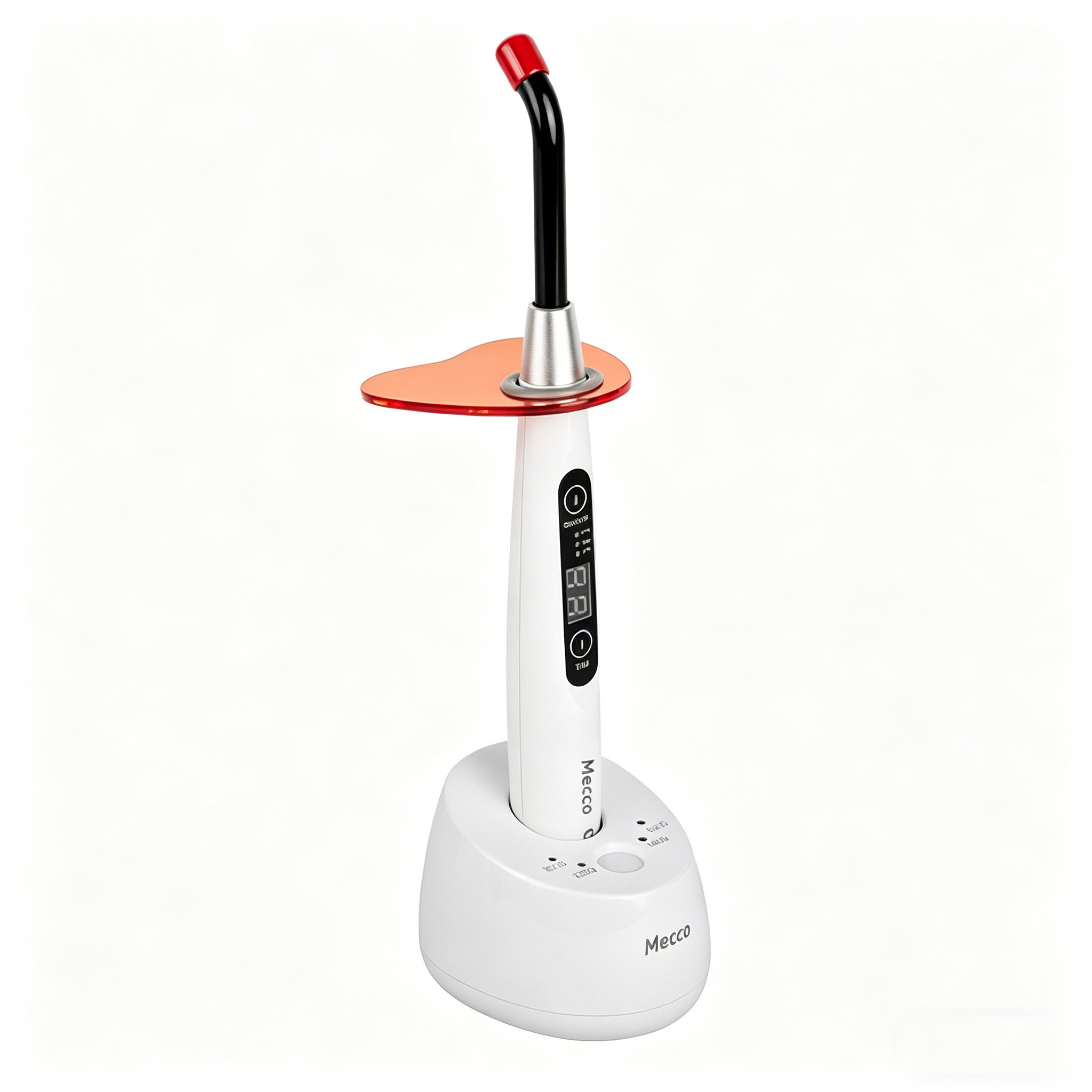 Mecco Q5 Lampada fotopolimerizzatrice a LED odontoiatrico (max 1600 mW/cm²) con illuminometro