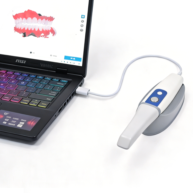 Scanner intraorale 3D dentale M108, sorgente luminosa a LED, senza polvere e antiappannamento