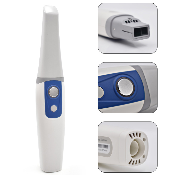 Scanner intraorale 3D dentale M108, sorgente luminosa a LED, senza polvere e antiappannamento