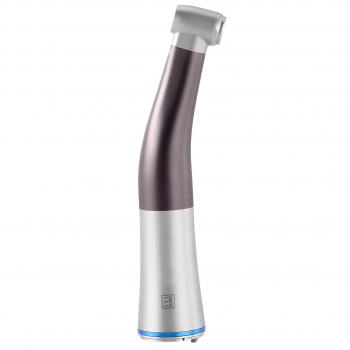 Manipolo contrangolo blu dentale con fibra ottica e spruzzo interna