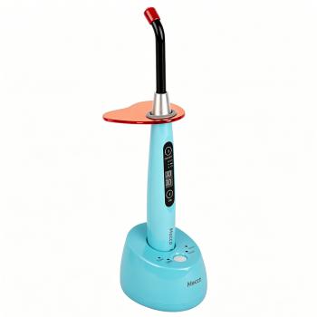 Mecco Q5 Lampada fotopolimerizzatrice a LED odontoiatrico (max 1600 mW/cm²) con illuminometro