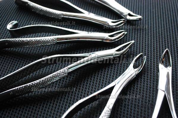 Kit pinze per estrazione denti 6 pz