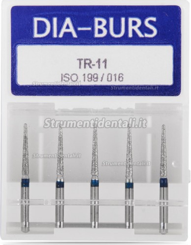 FG TR-11 1.6mm Frese diamantate odontoiatrico 100 pz