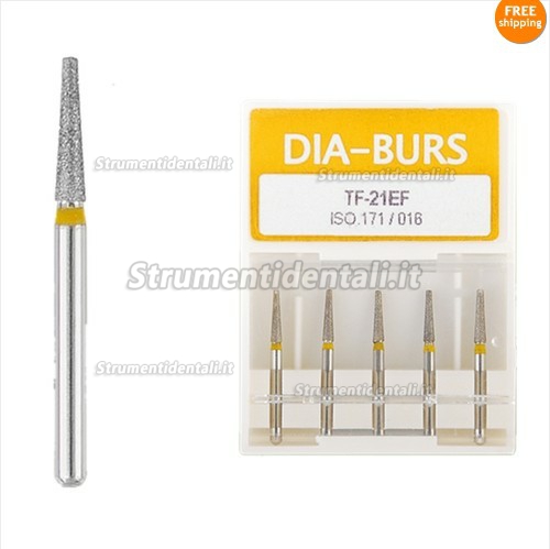 FG TF-21EF 1.6mm Frese diamantate odontoiatrico 100 pz