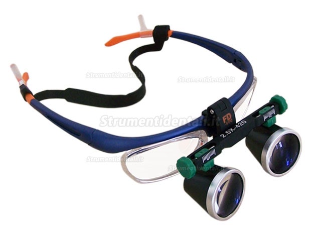 KWS® 2.5x Lupa Binocular Galileo Médica Marco Gafas FD-501-G