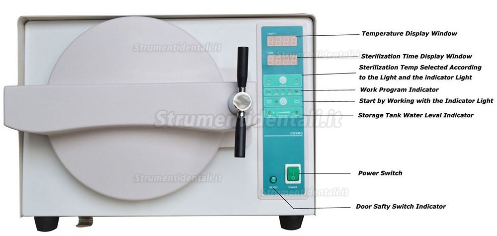 18L acciaio INOX automatica autoclave sterilizzazione 18L acciaio INOX automatica autoclave sterilizzazione