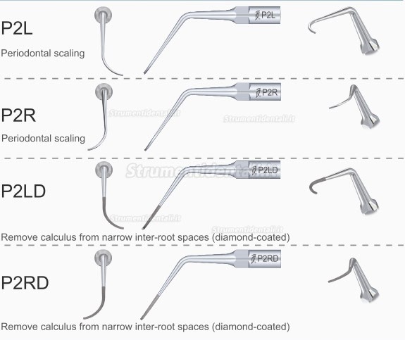 Woodpecker® Kit Inserti da parodontologia EMS Compatibile P2L P2R P2LD P2RD