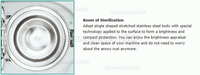 P&T®BTD17/23 Autoclave Classe B con Stampanti 17/23L