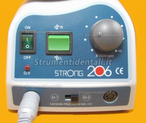 Lab Dental SAESHIN 206 + 103L Brosse Micromotor 45000 RPM avec pièce à main Saeshin 206 + 103L Brosse Micro motore 45000 RPM con manipolo