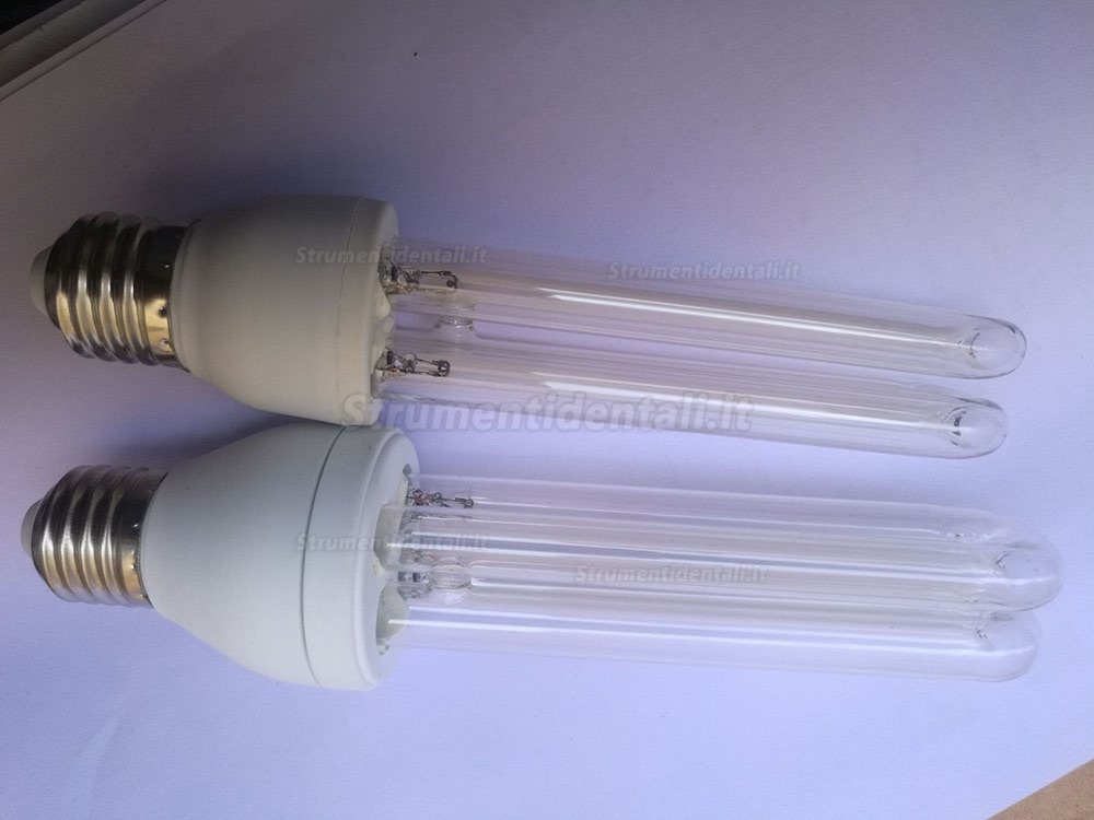 25W Quarzo UVC + Ozono Germicida Lampada a Luce Ultravioletta E27/E26 110v Pulisce l'Aria