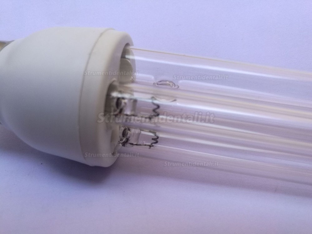 25W Quarzo UVC + Ozono Germicida Lampada a Luce Ultravioletta E27/E26 110v Pulisce l'Aria