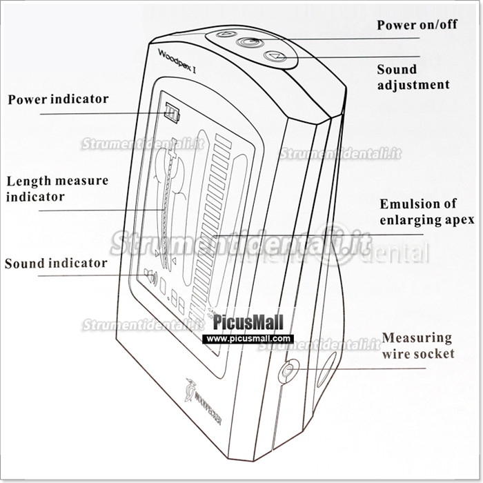 Woodpecker® Woodpex I Rilevatore apicale