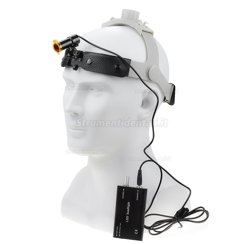 Faro LED dentale senza fili da 5W Faro per fascia medicale ORL Faro LED dentale senza fili da 5W Faro per fascia medicale ORL