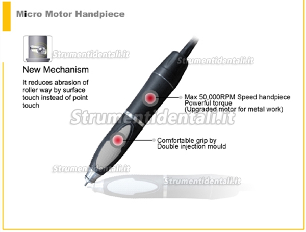 Micronx® BL-800B micro motore brushless 50,000 RPM (con manipolo)