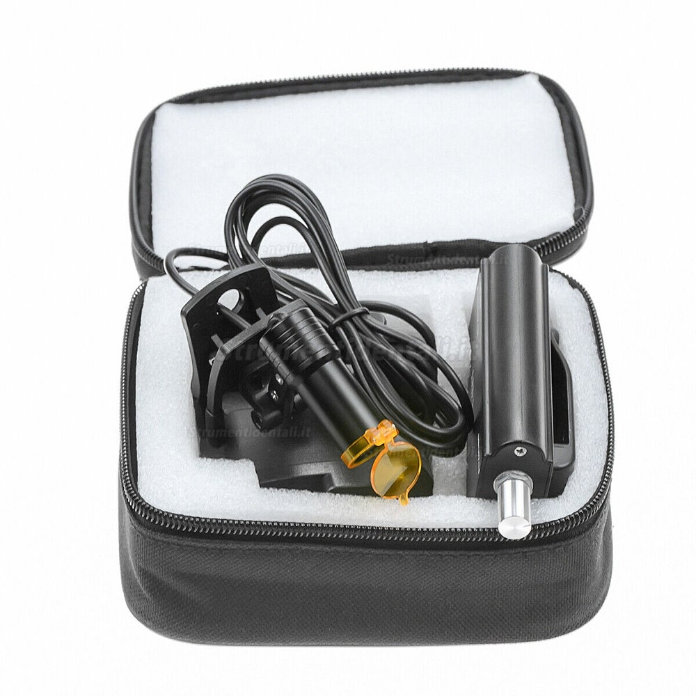 Tipo di Clip per Faro Anteriore a Led 5w Dentale, con Filtro + Occhiali Neri con Clip Tipo di Clip per Faro Anteriore a Led 5w Dentale, con Filtro + Occhiali Neri con Clip