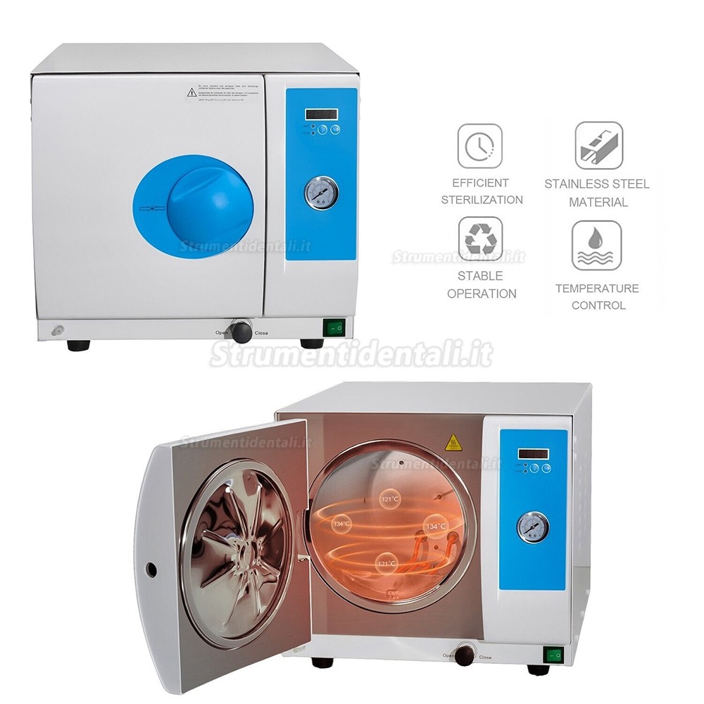 Sterilizzatore a vapore per autoclave odontoiatrica 18L E118 Classe N