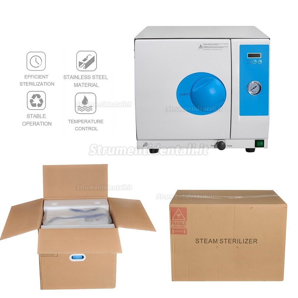 Sterilizzatore a vapore per autoclave odontoiatrica 18L E118 Classe N