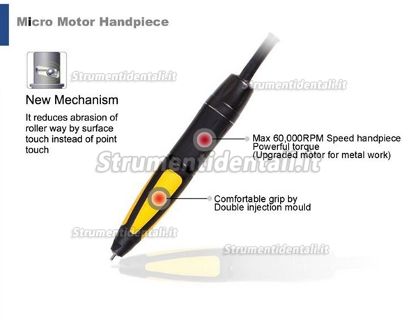 Micronx® BL-800A 60 000 RPM Micromoteur Brushless  (Pièce à main)