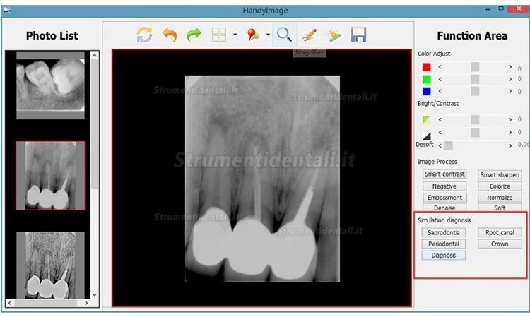 BLX-8Plus Radiografico Endorale Portatile + Handy HDR 500/600 Dentale Sensori Endorali