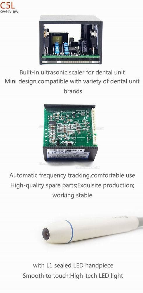 Baolai C5L Built-in Ablatore Ultrasonico con L1 Manipolo Sigillato & 4* Punte