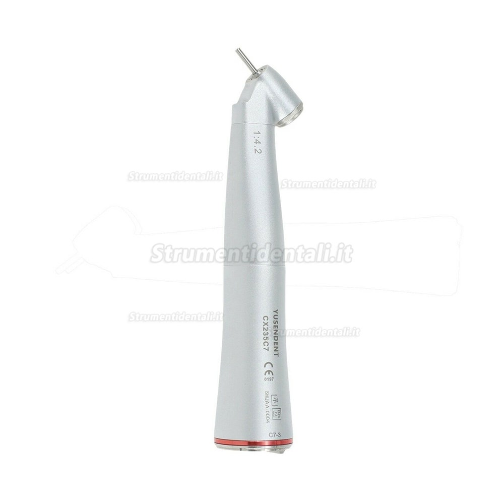 YUSENDENT COXO C-PUMA Micromotore elettrico dentale +1: 4.2 Contrangolo in fibra ottica CX235 C7-3 YUSENDENT COXO C-PUMA Micromotore elettrico dentale +1: 4.2 Contrangolo in fibra ottica CX235 C7-3