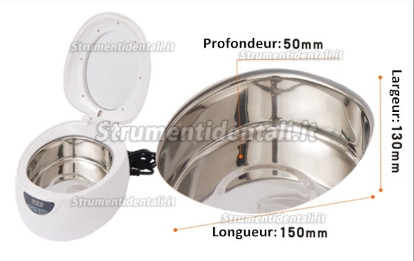 JeKen® CD-7820A Pulitore ad Ultrasuoni 0.75L
