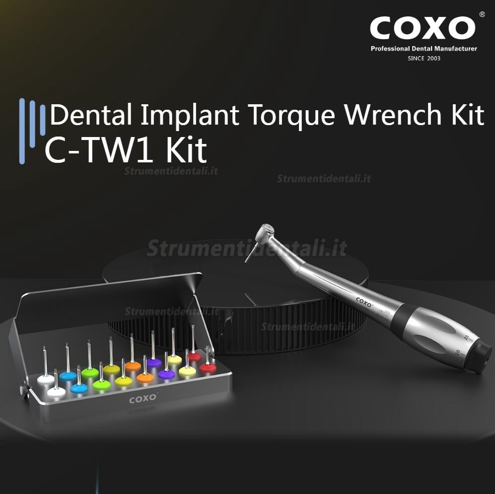 Manipolo chiave dinamometrica per impianti dentali COXO C-TW1
