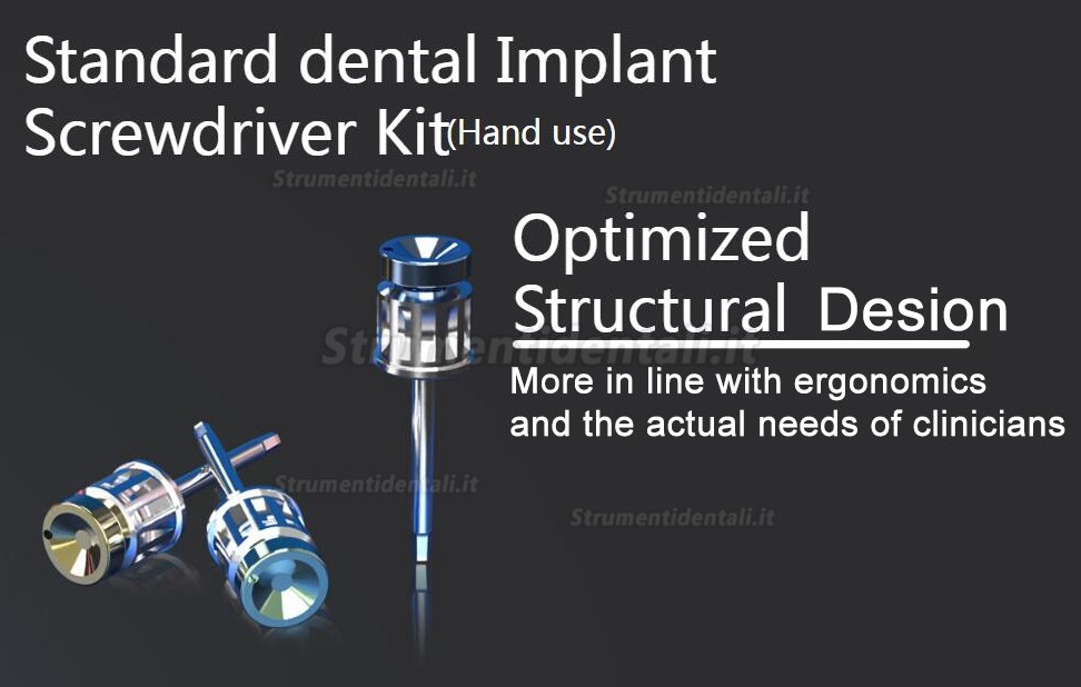 Kit protesico universale per chiavi dinamometriche per impianti dentali COXO C-TW2 Kit protesico universale per chiavi dinamometriche per impianti dentali COXO C-TW2