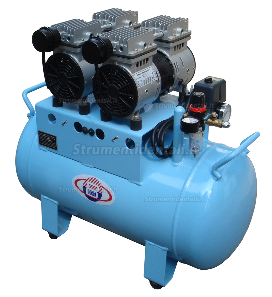 BEST® DB-102 60 litri compressore dentista silenziato senza olio BEST® DB-102 60 litri compressore dentista silenziato senza olio