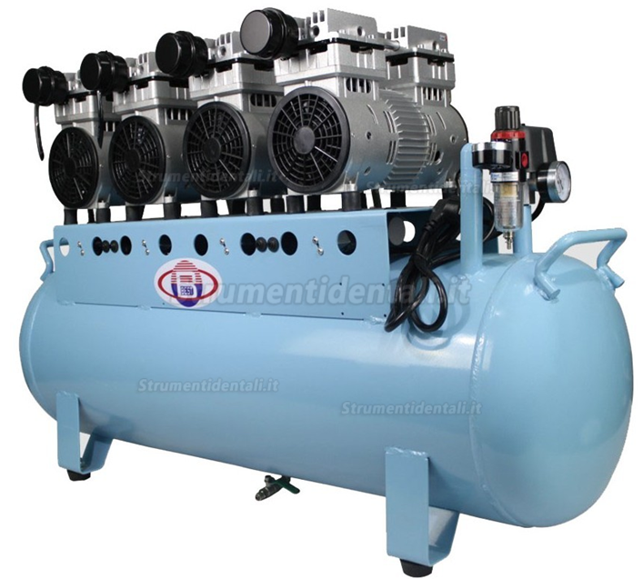 BEST® DB-204 90 litri compressore dentista silenziato senza olio BEST® DB-204 90 litri compressore dentista silenziato senza olio