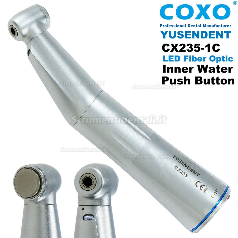 COXO YUSENDENT CX235C-1C Contrangolo Anello Blu con Fibra Led