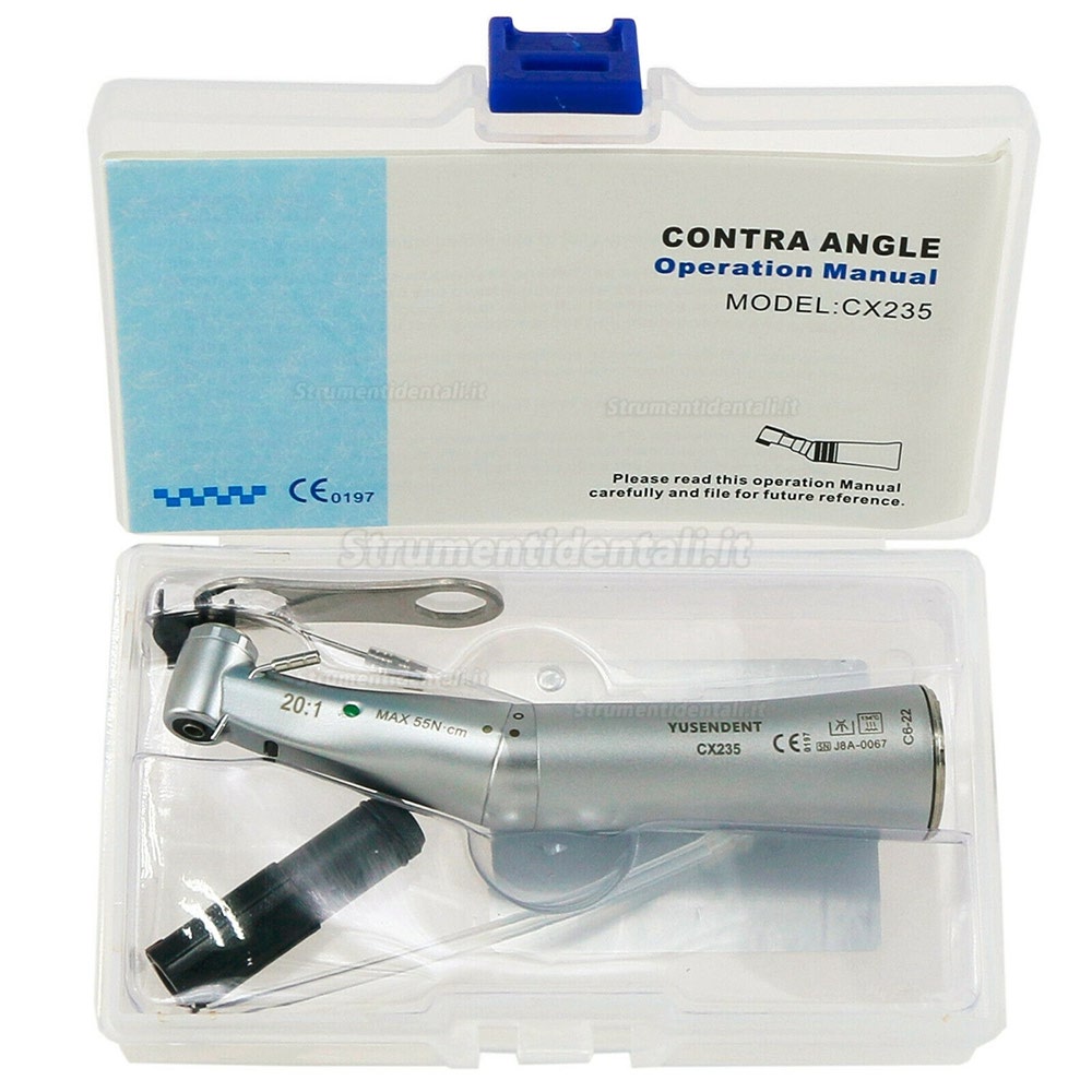 YUSENDENT CX235C6-22 Telefono cellulare diagonale per chirurgia dentale a LED 20: 1 YUSENDENT CX235C6-22 Telefono cellulare diagonale per chirurgia dentale a LED 20: 1