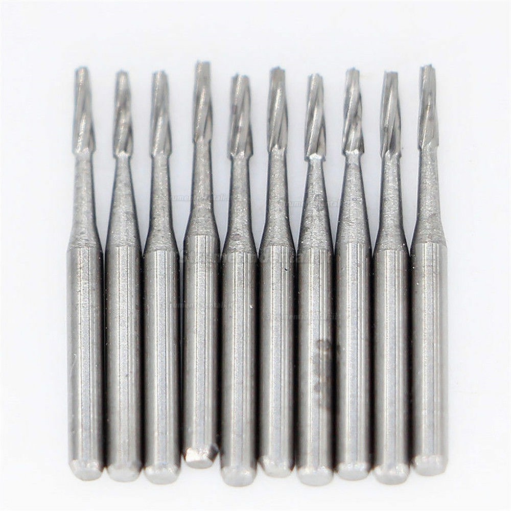 50 Pezzi frese in metallo duro dentale FG168 / 169/170/171/172 / 169L / 170L / 171L per turbina dentista