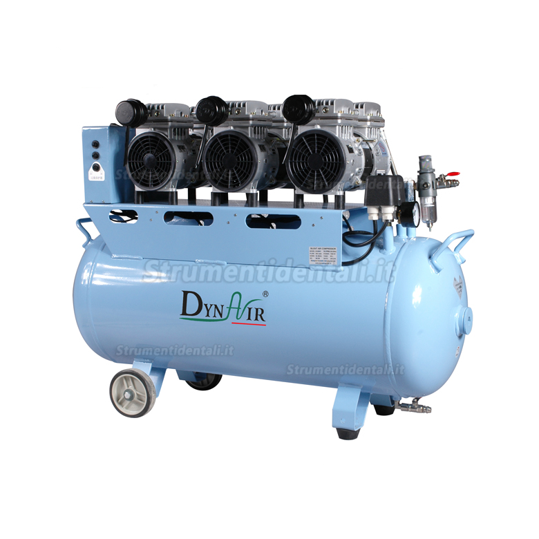 DYNAMIC® DA5003 80 litri compressore silenziato odontoiatrico senza olio