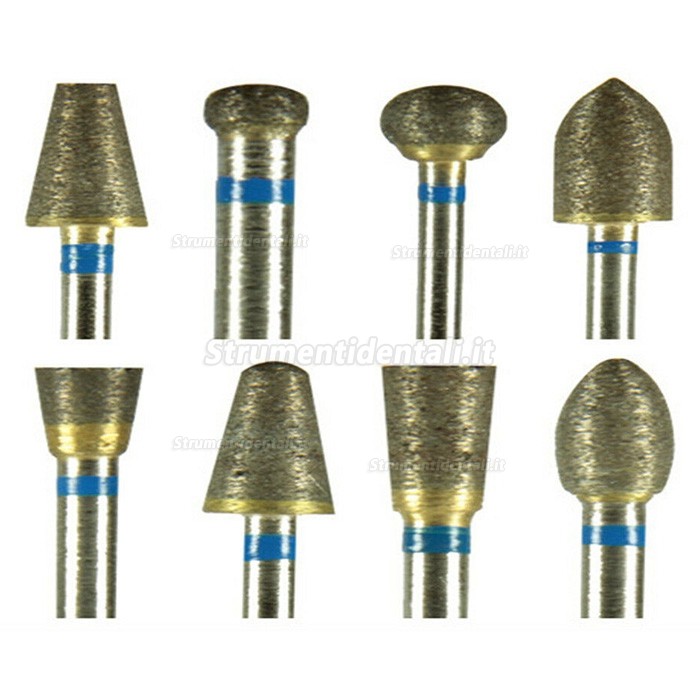 50 pz/set frese diamantate sinterizzate per laboratorio odontotecnico